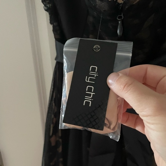 City Chic Embroidered Tulle Maxi Dress - Picture 9 of 12